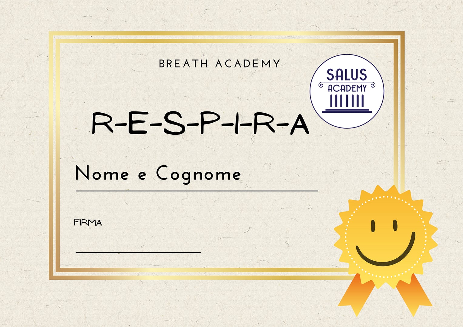 Attestato RESPIRAZIONE